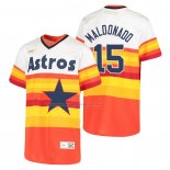 Maglia Baseball Bambino Houston Astros Martin Maldonado Cooperstown Collection Home Bianco