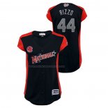 Maglia Baseball Donna All Star 2019 Chicago Cubs Anthony Rizzo Workout National League Blu