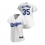 Maglia Baseball Donna Los Angeles Dodgers Cody Bellinger Replica Home 2020 Bianco