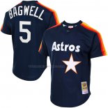 Maglia Baseball Uomo Houston Astros Jeff Bagwell Mitchell & Ness Cooperstown Mesh Batting Practice Blu