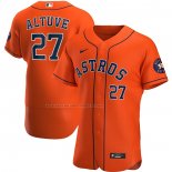 Maglia Baseball Uomo Houston Astros Jose Altuve Alternato Autentico Arancione