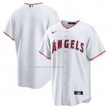 Maglia Baseball Uomo Los Angeles Angels Primera Blank Replica Bianco