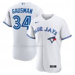 Maglia Baseball Uomo Toronto Blue Jays Kevin Gausman Alternato Autentico Bianco