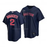 Maglia Baseball Bambino Boston Red Sox Xander Bogaerts Replica Alternato 2020 Blu