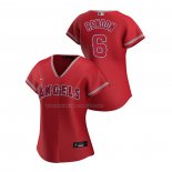 Maglia Baseball Donna Los Angeles Angels Anthony Rendon Replica Alternato 2020 Rosso