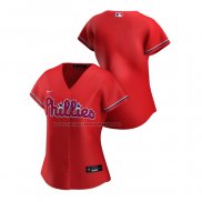 Maglia Baseball Donna Philadelphia Phillies Replica Alternato 2020 Rosso