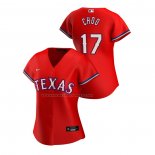 Maglia Baseball Donna Texas Rangers Shin Soo Choo Replica Alternato 2020 Rosso