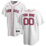 Maglia Baseball Uomo Boston Red Sox Home Replica Personalizzate Bianco