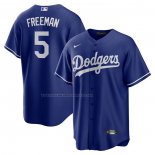 Maglia Baseball Uomo Los Angeles Dodgers Freddie Freeman Alterno Replica Blu