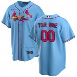 Maglia Baseball Uomo St. Louis Cardinals Alternato Replica Personalizzate Blu