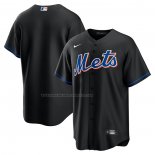 Maglia Baseball Uomo New York Mets 2022 Alternato Replica Nero