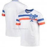 Maglia Baseball Uomo New York Mets Cooperstown Collection V-neck Bianco