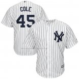 Maglia Baseball Uomo New York Yankees Gerrit Cole Big & Tall Replica Bianco