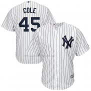 Maglia Baseball Uomo New York Yankees Gerrit Cole Big & Tall Replica Bianco