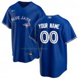 Maglia Baseball Uomo Toronto Blue Jays Alternato Replica Personalizzate Blu