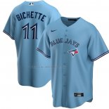 Maglia Baseball Uomo Toronto Blue Jays Bo Bichette Replica Alternato Blu