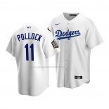 Maglia Baseball Bambino Los Angeles Dodgers A.j. Pollock Home Replica 2020 Bianco