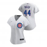 Maglia Baseball Donna Chicago Cubs Anthony Rizzo Replica Home 2020 Bianco