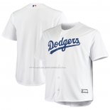 Maglia Baseball Uomo Los Angeles Dodgers Big & Tall Replica Bianco