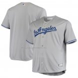 Maglia Baseball Uomo Los Angeles Dodgers Big & Tall Replica Grigio