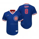 Maglia Baseball Bambino Chicago Cubs Ian Happ Cooperstown Collection Road Blu