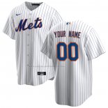 Maglia Baseball Uomo New York Mets Home Replica Personalizzate Bianco