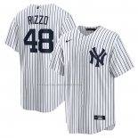 Maglia Baseball Uomo New York Yankees Anthony Rizzo Home Official Replica Bianco