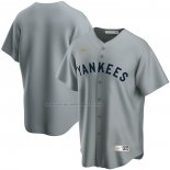 Maglia Baseball Uomo New York Yankees Road Cooperstown Collection Grigio