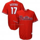 Maglia Baseball Uomo Philadelphia Phillies Rhys Hoskins Big & Tall Replica Rosso