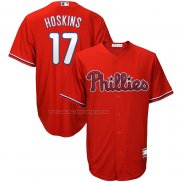 Maglia Baseball Uomo Philadelphia Phillies Rhys Hoskins Big & Tall Replica Rosso