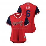 Maglia Baseball Donna Washington Nationals Anthony Rendon 2018 Llws Players Weekend Ant Rosso