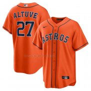 Maglia Baseball Uomo Houston Astros Jose Abreu Alterno Replica Arancione