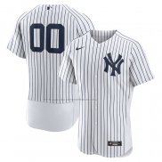 Maglia Baseball Uomo New York Yankees Home Autentico Personalizzate Bianco